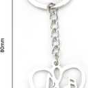 Music Note Keychain,Heart Shape Keychain for Women Music Lovers,Musical Gift for Birthday Christmas Valentine