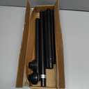 ENJOYBASICS Matte Black Shower Curtain Rod 30 to 76 Inches, 1 Inch Stainless Steel Adjustable Spring Tension Rods No Drill for Bathroom, Closet, Window, Room Divider, Never Rust, Non Slip