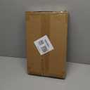 JANSNIMEN Bread Box for Kitchen Countertop, Large Bread Container Storage, Wooden Farmhouse Bread Box with Window Bread Holder (Black)