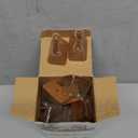 24 Pcs Chair Leg Floor Protectors for Hardwood Floors Rectangle Silicone Covers to Protect Wood Tile Floors Felt Pads Furniture Leg Caps Anti-Scratch Reduce Noise (Fit L:1-1/8" to 1-1/2",W:3/4" to 1")