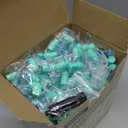250 Pairs Foam Ear Plugs Bulk Individually Wrapped 32dB - Ear Plug Noise Reduction Safety Soft Earplugs for Construction Sleeping Shooting Industrial Work Use (1 count (Pack of 250), Mint Green)