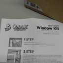 FLYZZZ Patio Door Window Insulation Kit, 84x420in Heavy Duty (0.9 Mil) Window Insulation for Winter with Extra-Long Wide Tape, Covers XL Patio Door or Large Picture Window