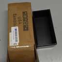 Black Bamboo Drawer Organizer - Silverware&Utensil Holder Organizer for Kitchen Drawers, Multi-Use Drawer Dividers Boxes for Bathroom Counter，Cabinet, Garage, Office Desk, Makeup, Jewelry (6"3"2.5")