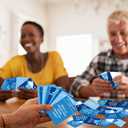 Dive Deeper 300 Icebreaker Cards Conversation Starter Talking Cards Family Edition Table Talk Team Building Games Connect Deeper with Each Other for Family Dinner Corporate Friend Stranger Game Night