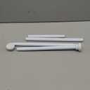 Tension Curtain Rod 30 To 63 Inch White Tension Rods Adjustable Spring Loaded Curtain Rods 7/8" Curtains Rods No Drilling Tension Rods For Windows Bedroom Closet Doorway Door