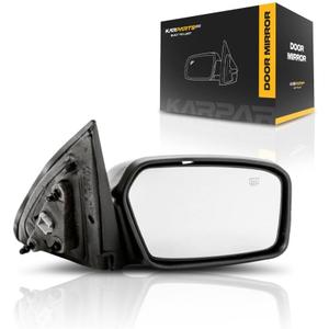 For Mercury Milan 2006 07 08 09 2010 Door Mirror Passenger Side | Power | Heated | w/Puddle Light | Paint to Match | Replacement For 6E5Z17682B | FO1321267
