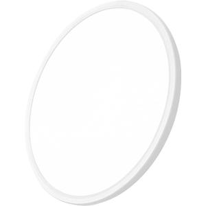 20 Inch Large LED Flush Mount Ceiling Light, 40W,4350LM, 3000K/4000K/6000K CCT Selectable,White Round Flat Panel Light Low Profile Ceiling Light Fitures for Hallway, Kitchen, Bedroom, Laundry Room