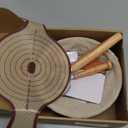 Superbaking Sourdough Starter Kit, 9" Round Banneton Bread Proofing Basket Set, Sourdough Bread Baking Supplies, Sourdough Tools with Silicone Bread Sling, Bread Making Tools, Baking Gifts