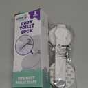 Toilet Locks Baby Proof (2-Pack) Ideal Baby Proof Toilet Lid Lock with Arm – No Tools Needed Easy Installation with 3M Adhesive – Top Safety Toilet Seat Lock – Fits Most Toilets, White