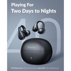 Tonemay Q8 Open-Ear Clip-On Wireless Earbuds
