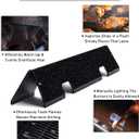 WEMEIKIT 67046 7636 Flavorizer Bars for Weber GS4 Spirit 2 Grill Parts, Replacement for Weber GS4 Spirit II & I 300, E/S-310 320 Parts, 16 GA Porcelain-enameled, Weber GS4 Grill Flame Guards 15.3