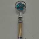 ANTOWER High Pressure Handheld Showerhead with filters Vortex shower head hydro jet shower head Turbo ShowerHead Propeller 360 Degrees Rotating Easy Install (I-Blue)