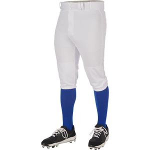 CHAMPRO Boys' Triple Crown 2.0 Baseball Knickers (X-Large, White)