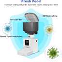 ANDOLL HOME Automatic Cat Feeder, 4L Cat Food Dispenser with 10s Voice Recorder, Pet Feeder up to 8 Meals per Day, Timed Dog Feeder with Dry Food Sealed Ring
