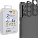 3 x Whitestone DOME Camera EZ Type [Easy Installation] Tempered Glass Lens Protector for Galaxy S21 [2Pack]