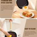 Hot Pot Electric 2.5L Non-Stick Portable Cooker Adjustable Power | Multifunctional Frying Saut Pan Lazy Pot for Cooking Soup Ramen Oatmeal Steak Pasta Compact Dorm Room Apartment and Travel