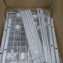 Kitstorack Under Sink Organizer, 2-Pack 3-Tier Height Adjustable Thickened Metal Pull out Cabinet Organizer Shelf, Slide out Storage Drawer Rack for Bathroom Kitchen Pantry Home Laundry Organization (White)