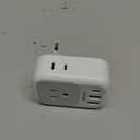 Multi Plug Outlet Extender, TESSAN Surge Protector Splitter with 3 USB (1 USB C Port) Wall Charger, Multiple Expander for Travel, Home, College Dorm Room