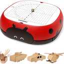 KIDINNO Safer Cardboard Cutting Tool, DIY Cardboard Construction Tool Kit, STEAM Educational Craft Toy for 5+ Boys and Girls, for Creativity Projects 3D Models