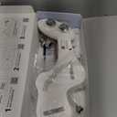 LUXE Bidet NEO 185 - Dual Nozzle, Self-Cleaning, Non-Electric Bidet Attachment for Toilet Seat, Adjustable Water Pressure, Rear & Feminine Wash (White)