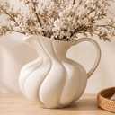Large Ceramic Flower Vase Home Decor - Farmhouse Table Vases