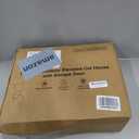 Weatherproof Heated Cat House for Outdoor in Winter, Heated Cat Bed Kitty Shelter with Cat Heating Pad, Insulated & Safe Escape Door, Warm Home for Outside Stray Cat (16"x26"x14", Camo Black)