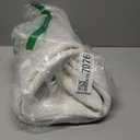 Mkono Woven Storage Basket Decorative Natural Rope Basket Wooden Bead Decoration for Blankets,Toys,Clothes,Shoes,Plant Organizer Bin with Handles Living Room Home Decor, White, 16" W  13.8"L