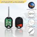 Vurkcy Key Fob Replacement for 2012-2019 Ford Focus/ 13-19 Escape C-Max/ 15-18 Fiesta/ 14-20 Transit Car Keyless Entry Remote Control, OUCD6000022, 4 Btn, 2Pcs