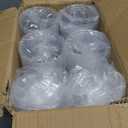 Lullaby 200Pack 16oz Clear Plastic Cups with Dome Lids, Disposable Smoothies Cups Suitable for Ice Cold Drinks Coffee Tea, Ideal for Parties, Holidays