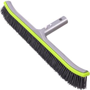 Pool Brush Head for Cleaning Plaster and Gunite Concrete Surfaces,Heavy Duty Inground Swimming Pools Stiff Bristles Scrub Brushes