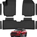 Floor Mats for 2025 2026 Chevrolet/Chevy Equinox (Not for EV)/GMC Terrain Car Mat Accessories All Weather TPE Rubber Floor Liners Accessory Custom Fit for 2025 Equinox, Non-Slip Waterproof, Black