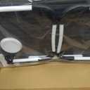 BUYIFY 23" Foldable Lap Desk for Laptop Writing w/Cup Holder Black