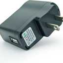 PRUNUS Dedicated Radio Charger with Indicator Light, for USB Charge (Black)