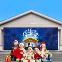 Christmas Nativity Garage Door Banner 7x16ft Large Scene Christmas Garage Door Cover Holy Religion Holiday Garage Door Backdrop Decorations Mural for Xmas Decor