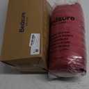 Bedsure Deep Red Blanket for Couch - GentleSoft Cozy Soft Blankets for Women, Cute Small Throws for Girls, 90x90 Inches