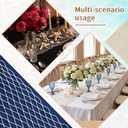 SATINIOR 6 Pcs Fish Net Party Decorations Fishing Net Table Runner 12x72'' Decorative Nautical Cotton Fishnet for Pirate Mermaid Hawaiian Ocean Beach Under the Sea Themed Party Decor (Natural)
