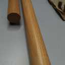 5FT Wooden Stair Handrails,Indoor Outdoor Hand Railings, Sturdy Wall Mount Support,Non-Slip Safety Handrail for Elderly, Children, and People with Physical Limitations