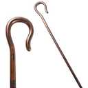 Spooktacular Creations Halloween Shepherd Staff, Shepherd's Crooked Walking Cane Accessory for Costume Dress Up Party, Crook Prop Stick for Kids Men Women Halloween Party Pretend Play