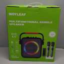 Karaoke Machine for Adults & Kids, Bluetooth Karaoke Speaker with Two Wireless Karaoke Microphones, PA System Speaker Supports TF Card/USB, AUX in, REC, Bass & Treble for Party/Meeting/Adults/Kids (Red)