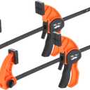 Mr. Pen- Bar Clamps for Woodworking, 6", 2 Pack, Orange, Quick Grip Clamps for Woodworking