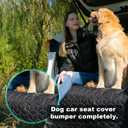 Meginc SUV Cargo Liner for Dogs,100% Waterproof Pet Trunk Car Seat Cover Mat with Bumper Flap Protector,Dog Protect Auto Carpet, Heavy Durable Pet Car Seat Protector for SUV CRV RAV4 Q5 CX5