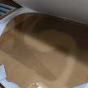 Modern Glass Coffee Table for Living Room mid Century Small Coffee Table Stylish Coffee Tables, Suitable for Bedroom Living Room Reception Office Tables Walnut/Brown (Small 32.2 * 22.4 * 16in)