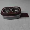 Pontoon Cup Holder,Boat Seat Cup Holder,Double Drink Holder,Pontoon Double Drink Holder Portable Cup Beverage Holders for Pontoon Boat Sofa,RV Couch,Car Back Seat (Brown)