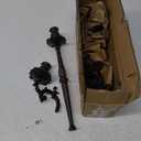 OwnMy 5 Arms Cast Iron Candlestick Holder Vintage Taper Candle Holder Large Candelabra Heavy Duty, 5-Arms Cast Iron Candelabra Antique Taper Candle Stand Elegant Candle Centerpieces for Dining Table