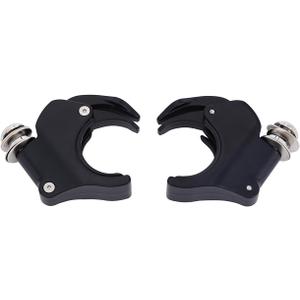 41mm Quick Release Windshield Clamp for 1993-2005 FXDWG and 1988-2013 FXS, FXST, FXSTB, FXSTC Models with Quick Release Windshields (Black)