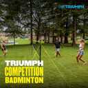 Triumph Badminton Set with Steel Construction, Small