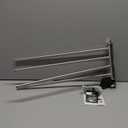 KES Extra Long Swivel Towel Bar 19.5" 4-Arm, Swing Out Towel Rack for Bathroom Wall, Hand Towel Holder for Multiple Towels, SUS304 Stainless Steel Brushed Finish, A2103S4L50-2