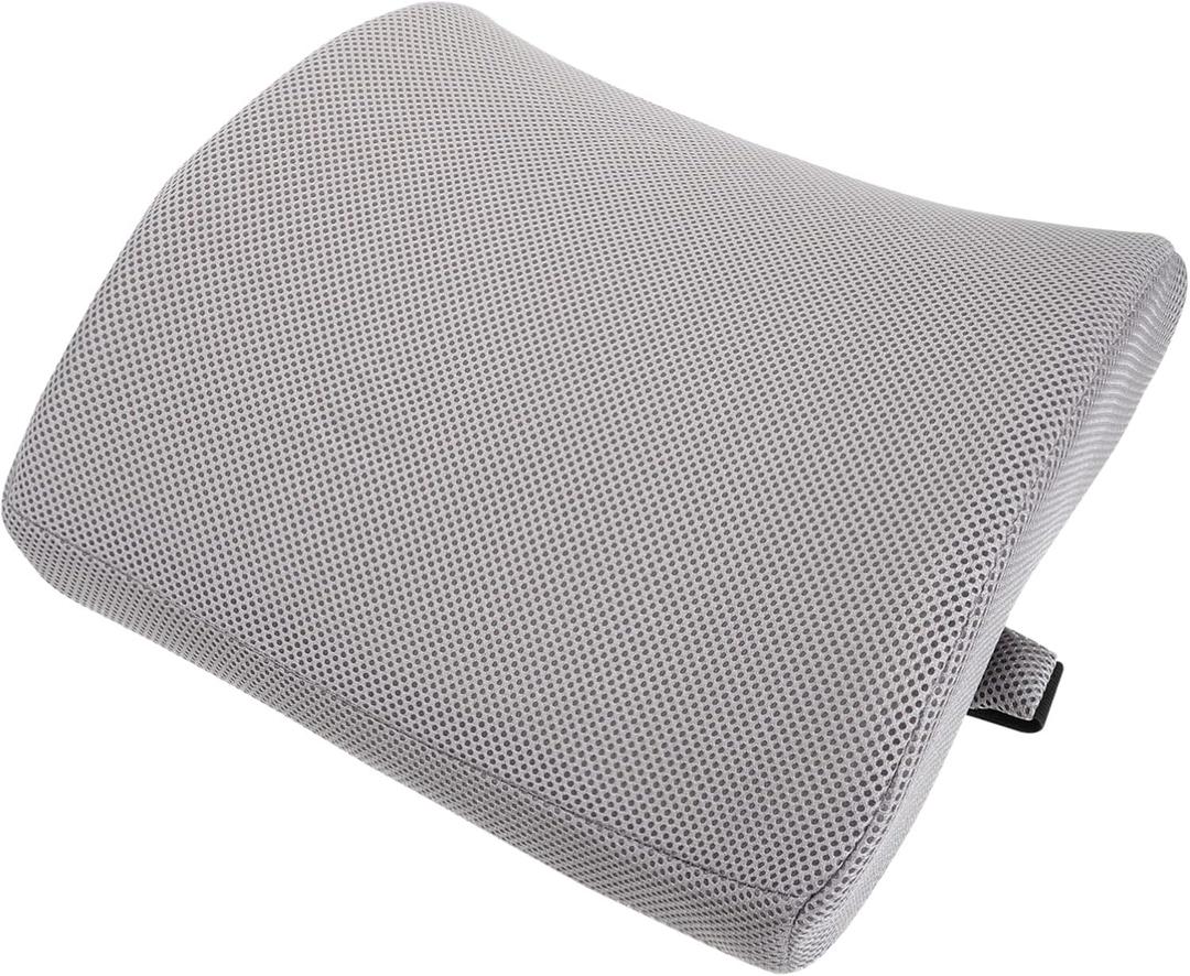 1Pc Memory Back Cushion Ergonomic Lumbar Support Pillow for Office Chair Car Home Use Shaped Design for Pressure Relief Comfortable Back Support for Health