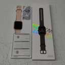 Fitpolo Smart Watch for Women Android & iPhone, Alexa Built-in [1.8" HD Screen] IP68 Waterproof Fitness Watch with Bluetooth Call (Answer/Make), Heart Rate/Sleep/SpO2 Monitor, 105 Sports Trackers (Pink)