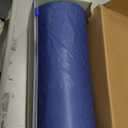 54 in X 300 FT Blue Plastic Table Cover Roll with Slide Cutter, Cuts Up to 36 Rectangle 8 Feet Disposable Plastic Table Cloths, Disposable Table Cover Roll for Dinning, Parties, BBQ, Wedding, Outdoor